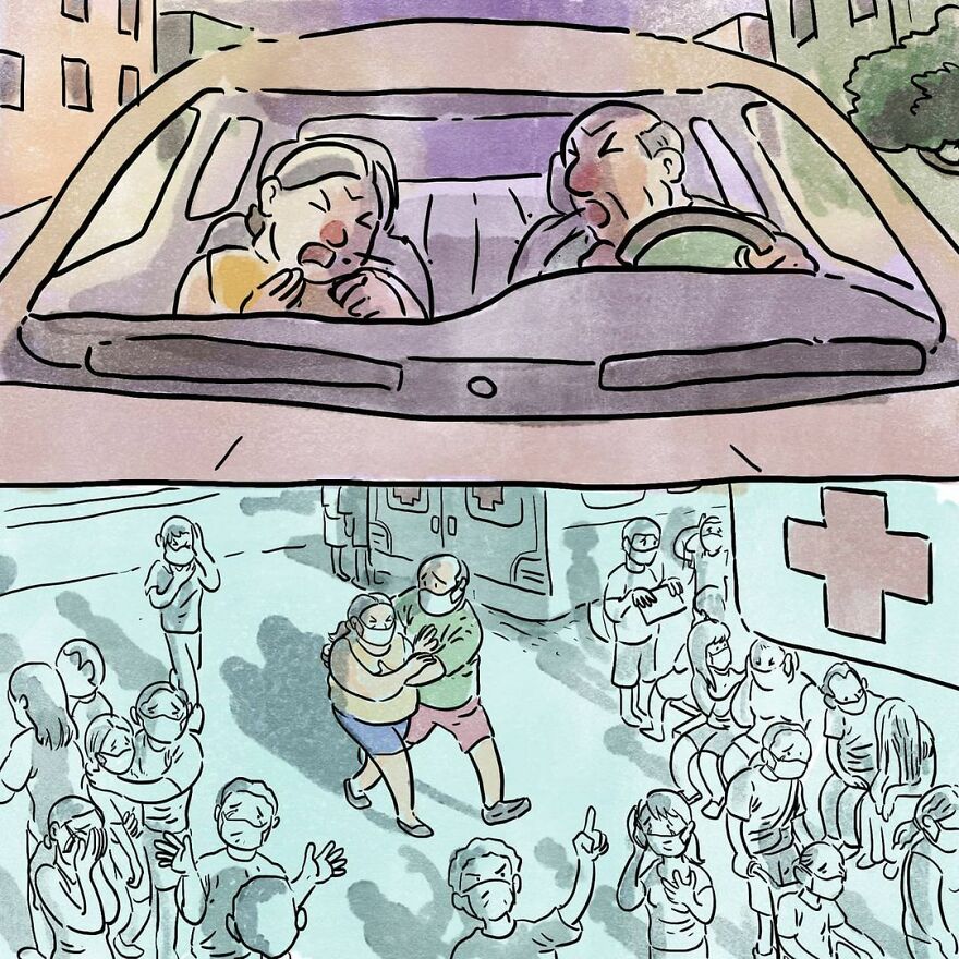 Este artista cuenta en 5 cómics historias desgarradoras sobre los problemas de la sociedad sin usar ni una palabra