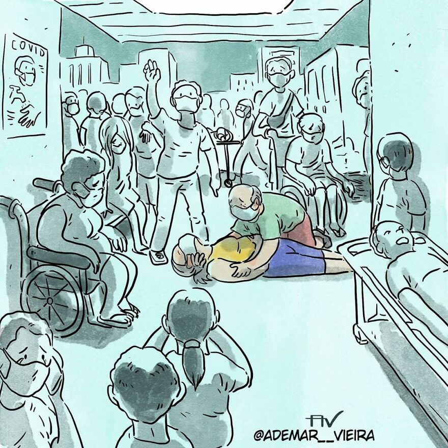 Este artista cuenta en 5 cómics historias desgarradoras sobre los problemas de la sociedad sin usar ni una palabra
