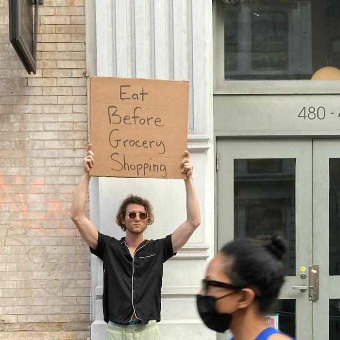 Dude Keeps Protesting Annoying Everyday Things With Funny Signs (30 New Pics)
