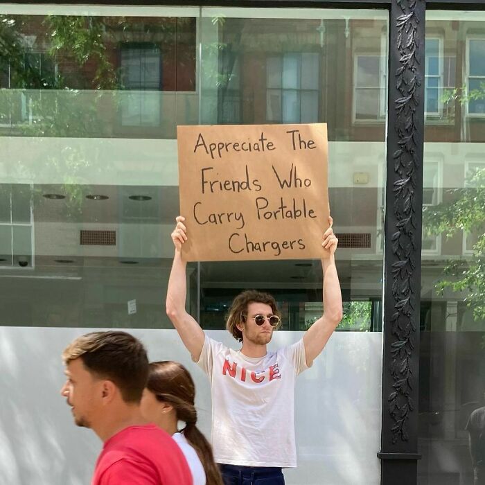 Dude Keeps Protesting Annoying Everyday Things With Funny Signs (30 New Pics)