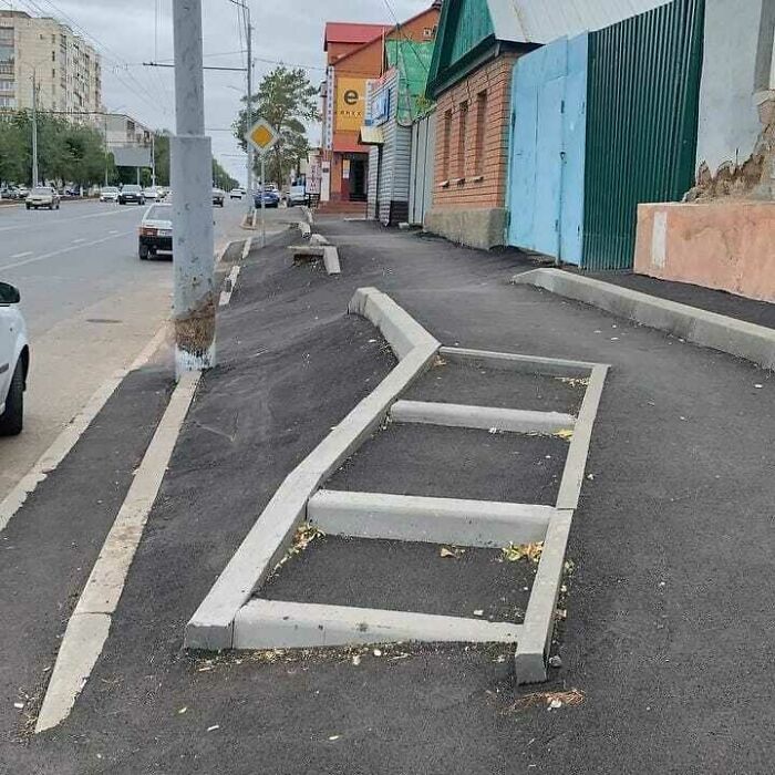 30 Construction Solutions That Don't Solve Problems, Only Create Them, As Shared By This Instagram Account (New Pics)