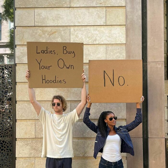 Dude Keeps Protesting Annoying Everyday Things With Funny Signs (30 New Pics)