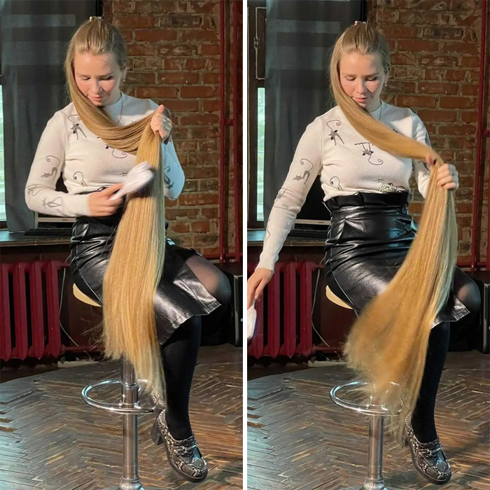 Rapunzel en la vida real: Esta mujer muestra lo que ocurre cuando no te cortas el pelo en 23 años