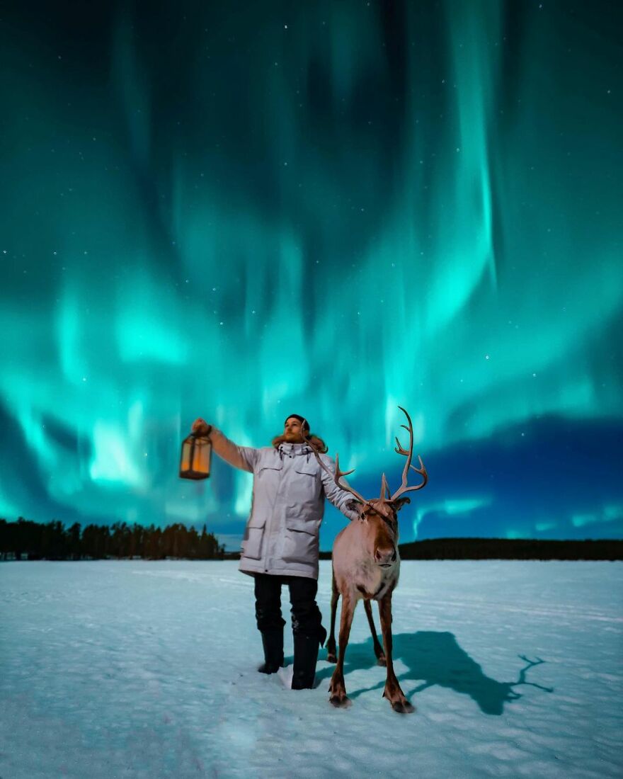 Así es como se ven las islas del Ártico en las cuatro estaciones del año, según la entrevista con el artista "cazador de auroras"