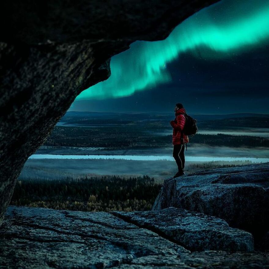 Así es como se ven las islas del Ártico en las cuatro estaciones del año, según la entrevista con el artista "cazador de auroras"
