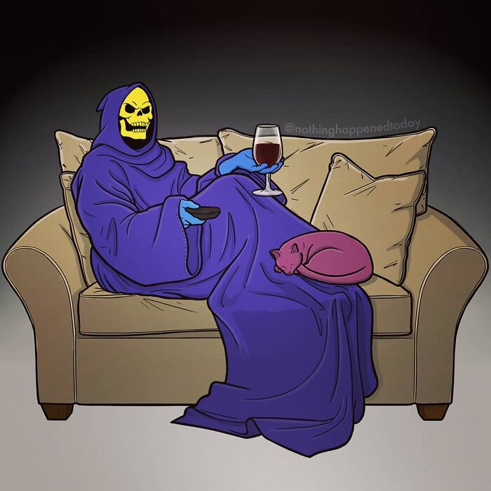 Artist Shows The Simple Lives Of Famous Characters When No One's Looking (30 New Pics)