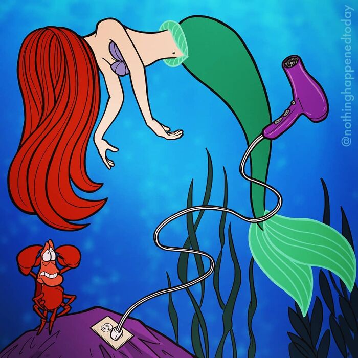 Artist Shows The Simple Lives Of Famous Characters When No One's Looking (30 New Pics)