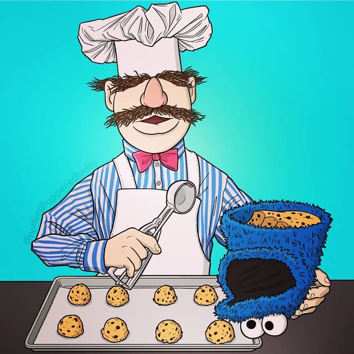 Artist Shows The Simple Lives Of Famous Characters When No One's Looking (30 New Pics)