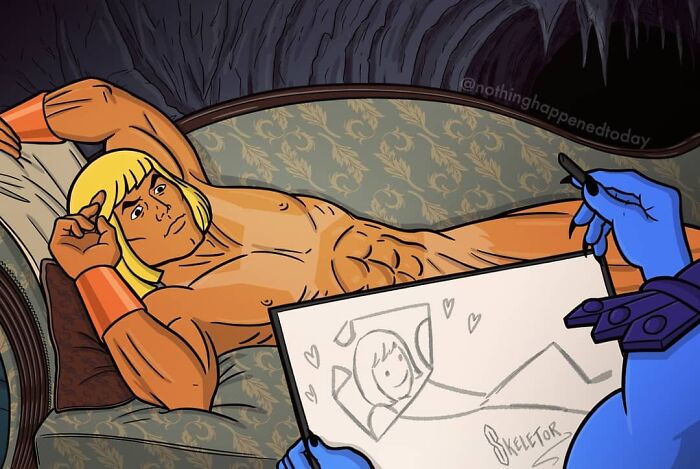 Artist Shows The Simple Lives Of Famous Characters When No One's Looking (30 New Pics)