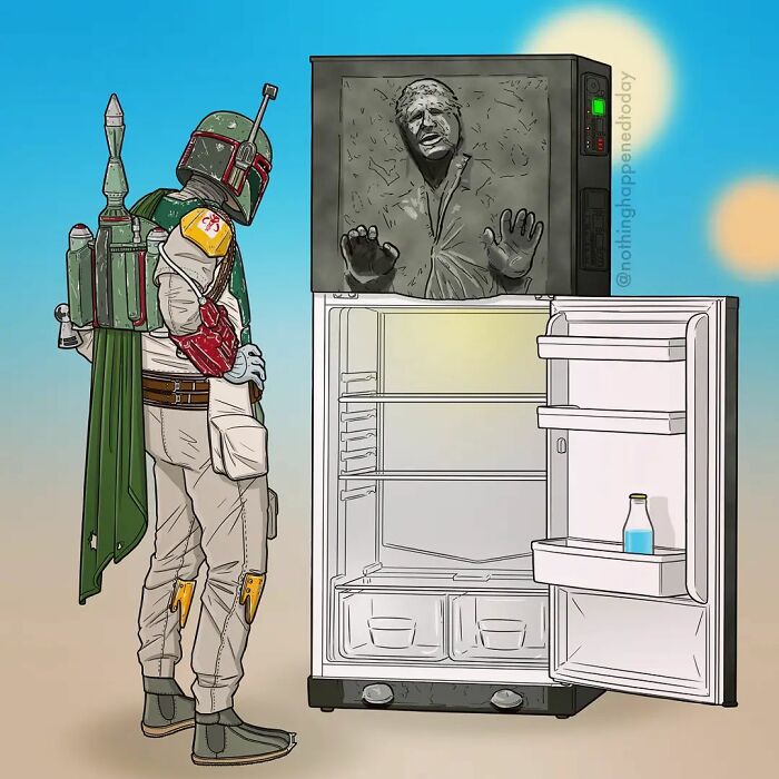 Artist Shows The Simple Lives Of Famous Characters When No One's Looking (30 New Pics)