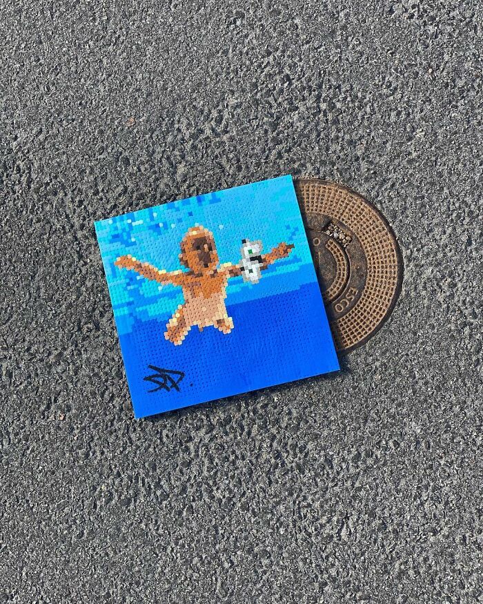 Artist 'Vandalizes' The Streets With His Fun And Unique Pixel Art (30 Pics)