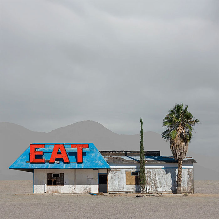 Restaurante abandonado en Victorville, California