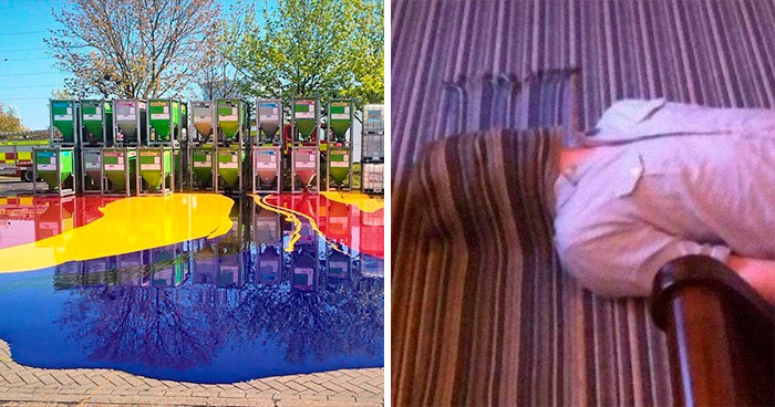 40 Personas que notaron accidentalmente cosas surrealistas en la vida real, así que lo compartieron en este grupo online