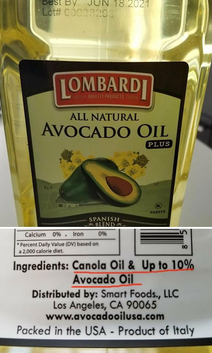 Este aceite de "aguacate"