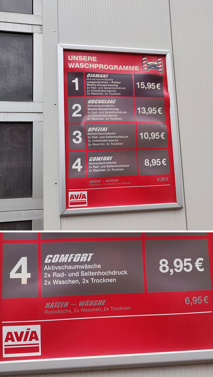 Casi no veo el programa más barato de lavado de coches