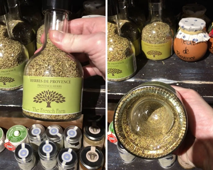Qué bien, una gran botella de hierbas de prov…