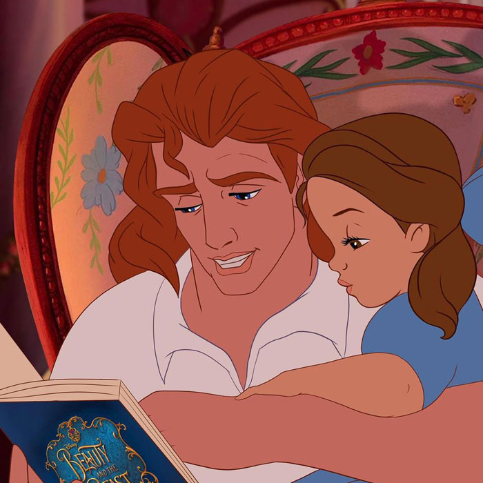 Esta artista rusa imagina a 8 príncipes Disney como padres de adorables niños y bebés