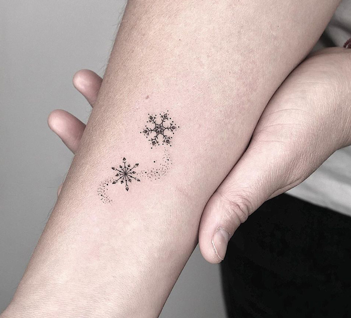 Un copo de nieve