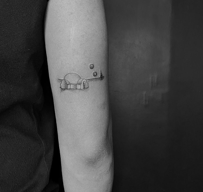 Me hice mi primer tatuaje de Star Wars. Una de las escenas más memorables