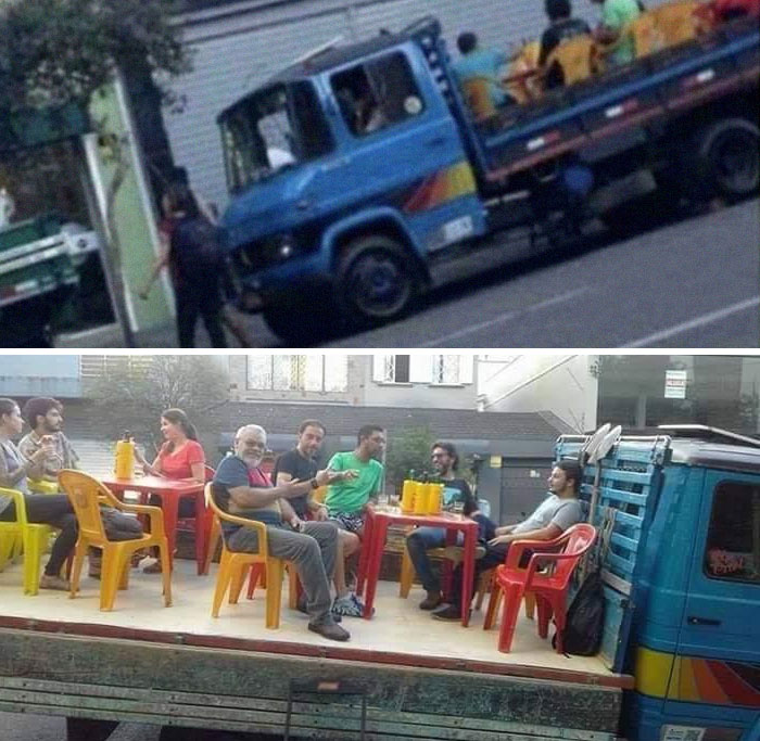 El gobernador prohibió que los bares pusieran mesas en la acera y esto fue lo que sucedió… 
