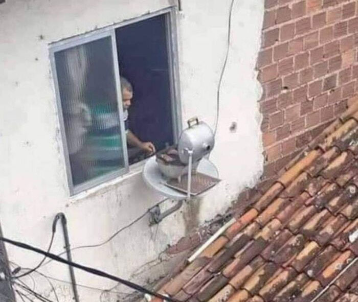 Siempre habrá una manera de hacer una barbacoa sin importar el lugar