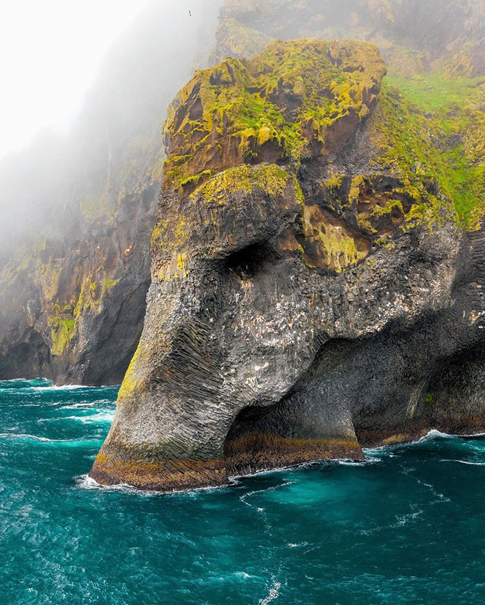 Roca elefante: No se pierdan esta estatua natural en forma de elefante gigante que se encuentra en la isla Heimaey, Islandia