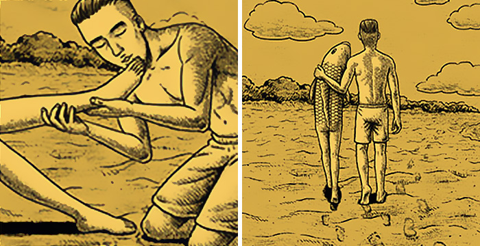 Este artista crea cómics de terror con finales espeluznantes (30 imágenes)