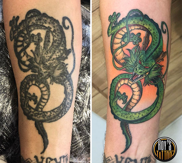 30 Amazing Examples Of Ink Masters Giving Old And Boring Tattoos A Cool Makeover