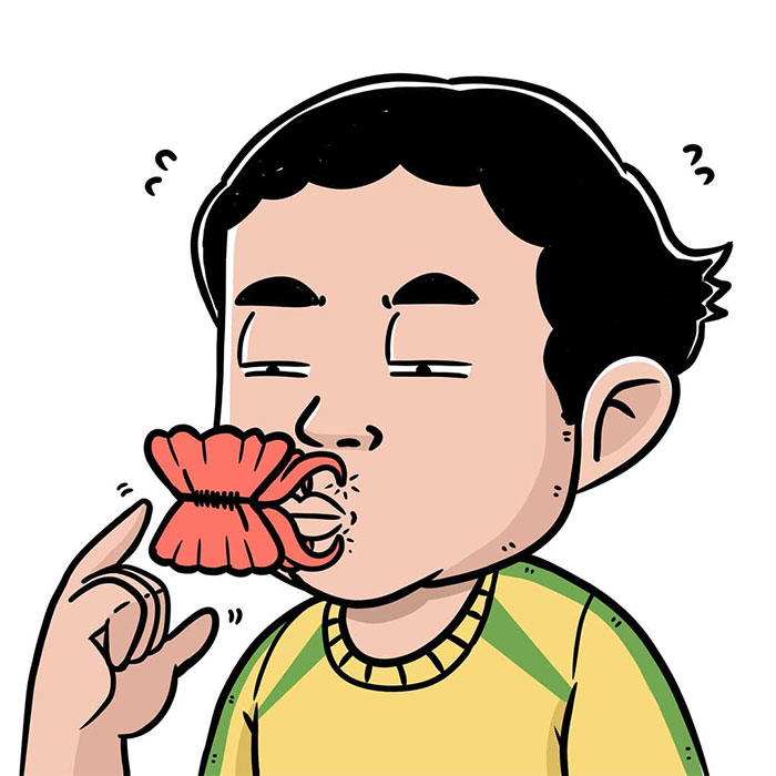 Nostalgia de la infancia: 15 cómics muy familiares creados por este artista indonesio