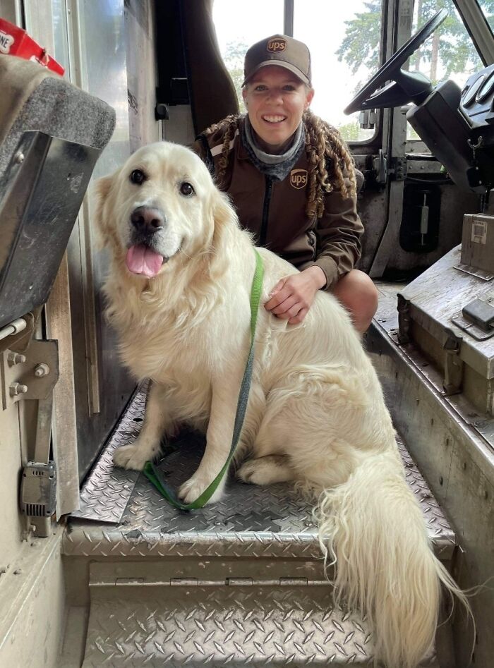 Turns Out, UPS Drivers Have A Facebook Group About Dogs They Meet On Their Routes, And It Will Make Your Day (30 New Pics)