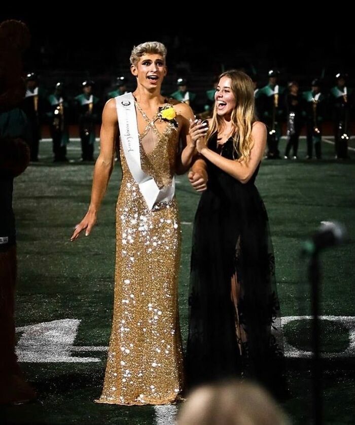 Este es Zachary Willmore, el primer chico en convertirse en reina del baile de homecoming
