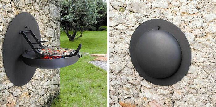  Asador plegable para ahorrar espacio