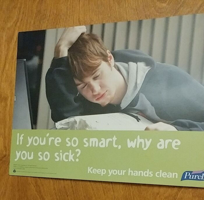 Purell se burla de los chicos enfermos