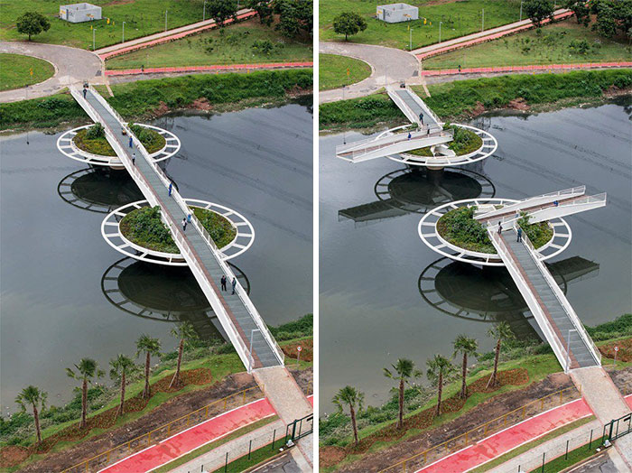 Puente Friedrich Bayer, Sao Paulo, Brasil