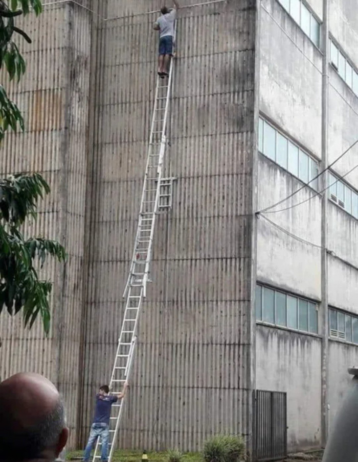 Además de la altura, ¿cómo demonios se unen las escaleras?