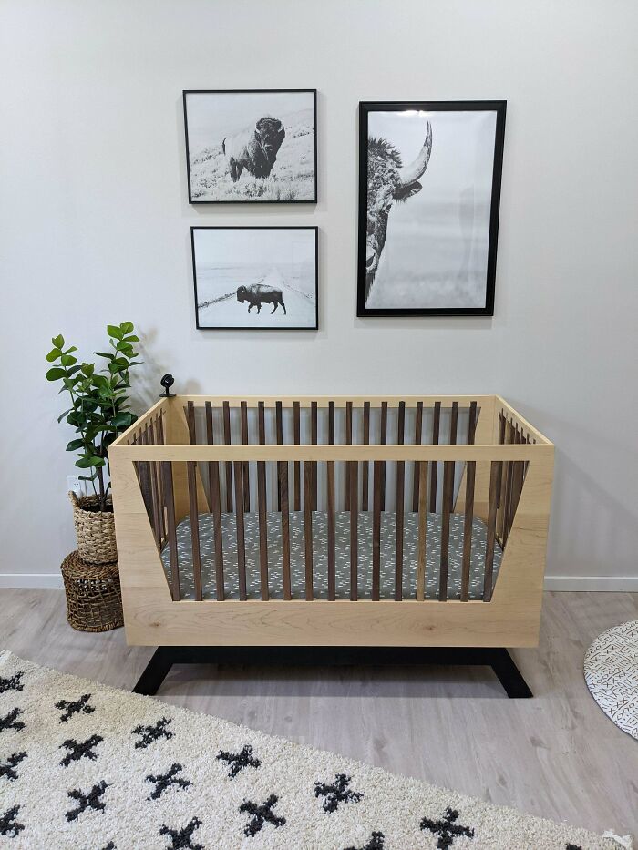 Hice esta cuna para mi hijo. Es el proyecto más significativo que he hecho