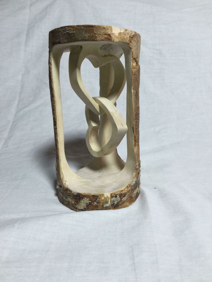 Mi primer trabajo de abedul con Dremel desde que me quedé paralizado, en realidad estoy bastante orgulloso con los resultados