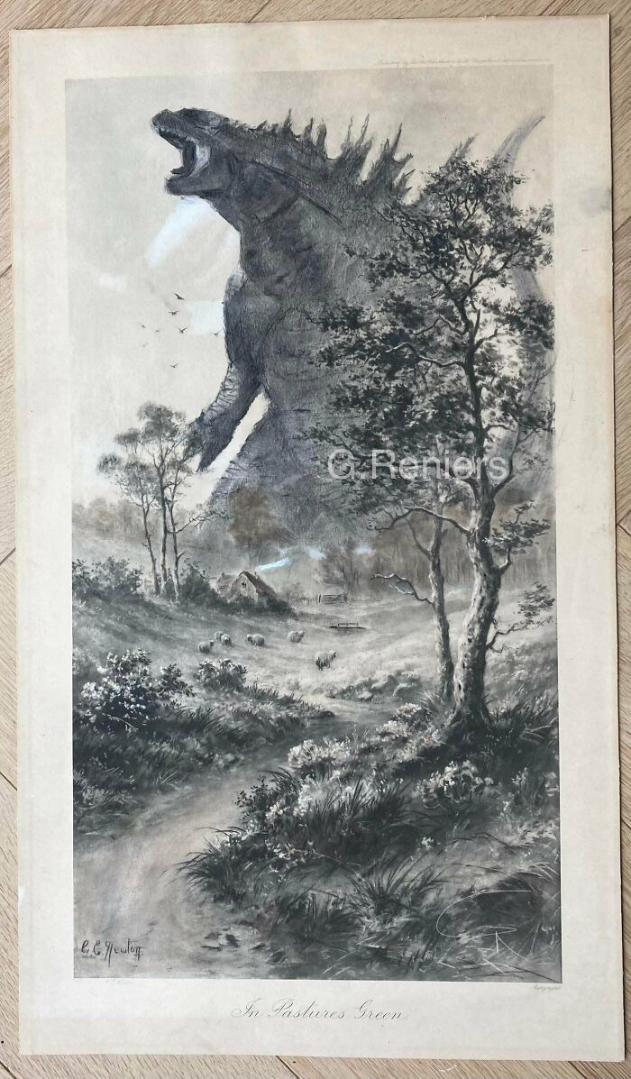 Godzilla en carboncilllo