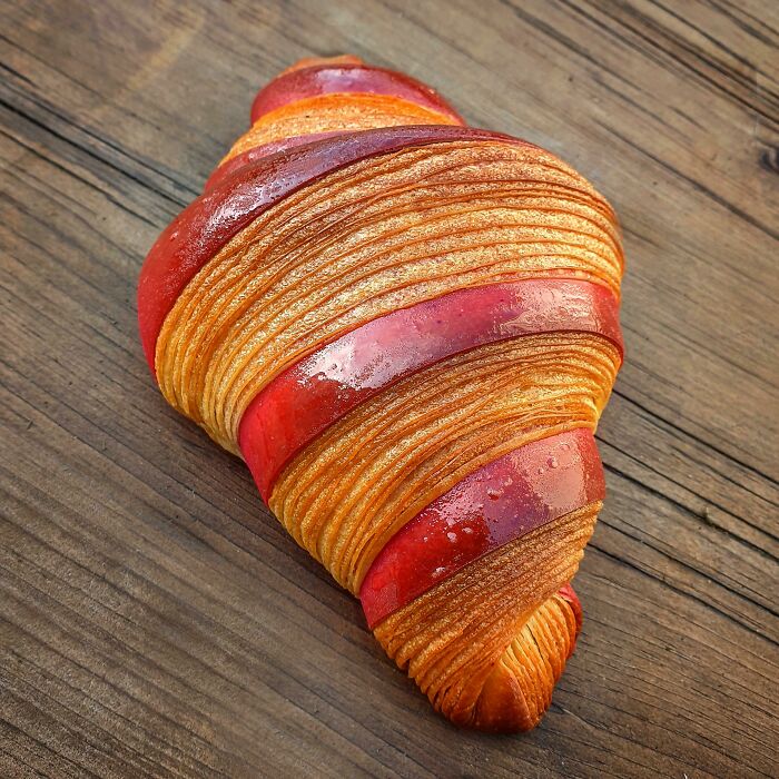 Croissant que hice esta mañana para mi pareja