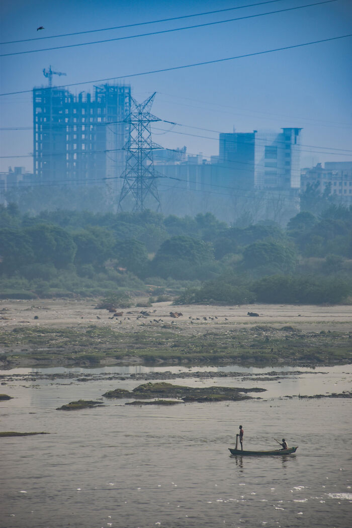 Delhi con aspecto distópico