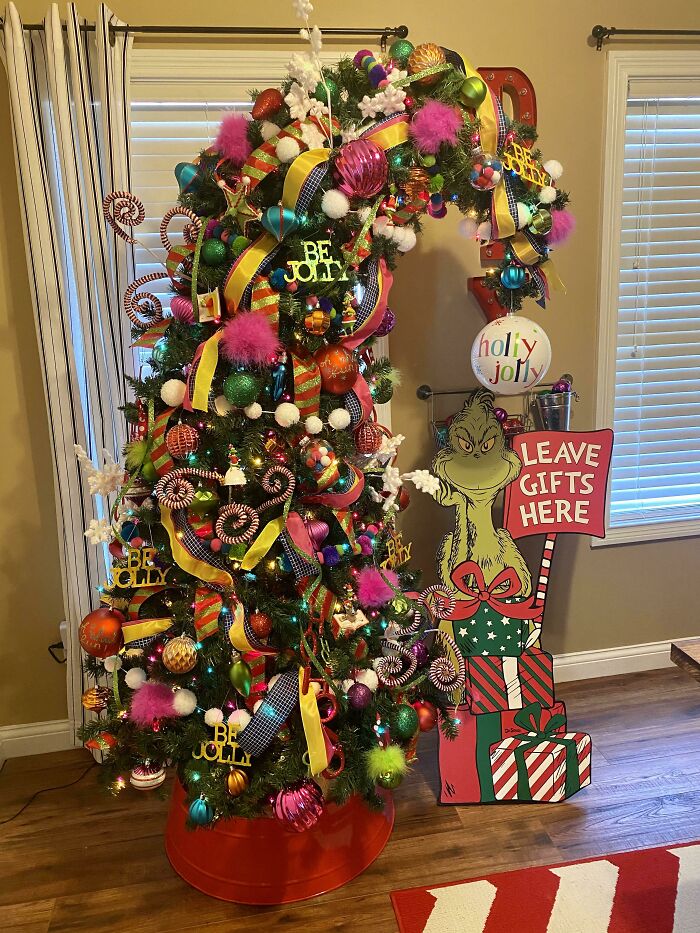 Árbol de Navidad. Árbol de Grinch
