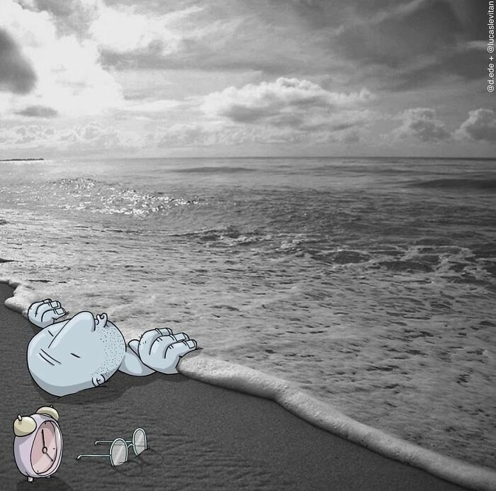 Illustrator Adds Funny Cartoons To Strangers’ Instagram Photos (30 New Pics)