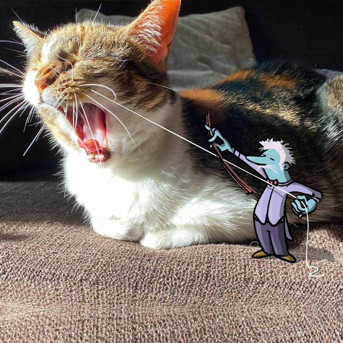 Illustrator Adds Funny Cartoons To Strangers’ Instagram Photos (30 New Pics)