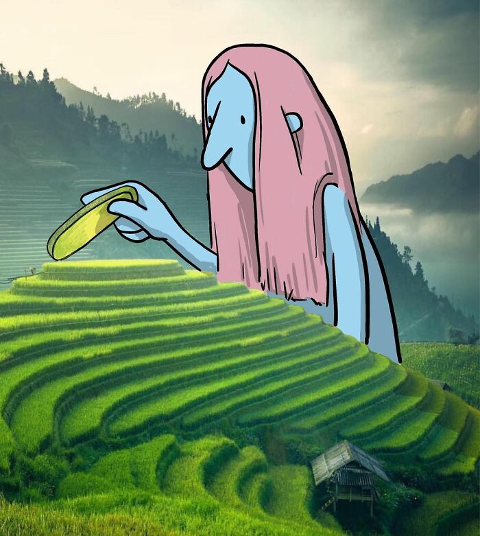 Illustrator Adds Funny Cartoons To Strangers’ Instagram Photos (30 New Pics)
