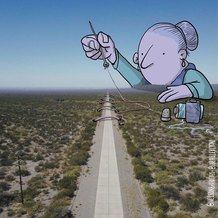 Illustrator Adds Funny Cartoons To Strangers’ Instagram Photos (30 New Pics)