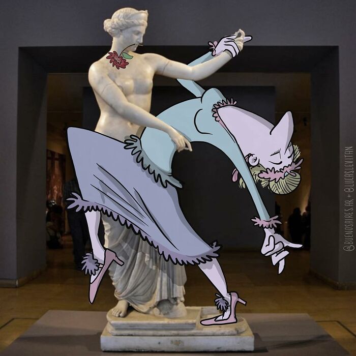 Illustrator Adds Funny Cartoons To Strangers’ Instagram Photos (30 New Pics)