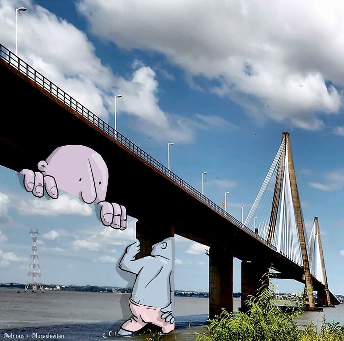 Illustrator Adds Funny Cartoons To Strangers’ Instagram Photos (30 New Pics)
