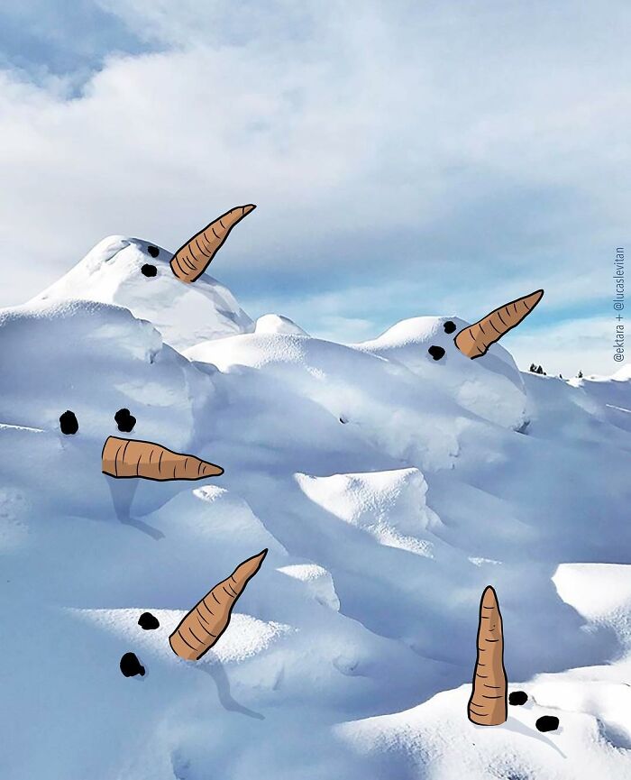 Illustrator Adds Funny Cartoons To Strangers’ Instagram Photos (30 New Pics)