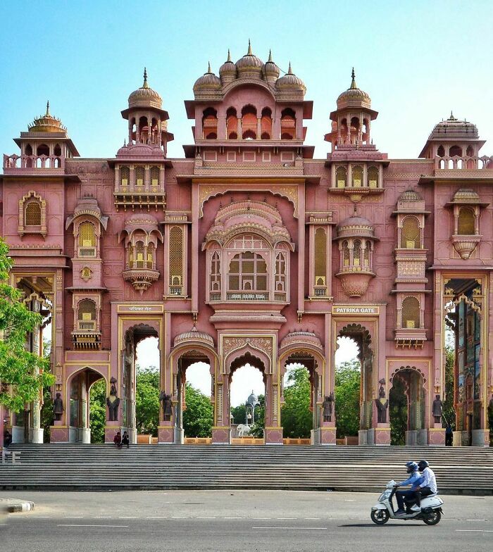 Puerta de Patrika en Jaipur, India C. 2016
