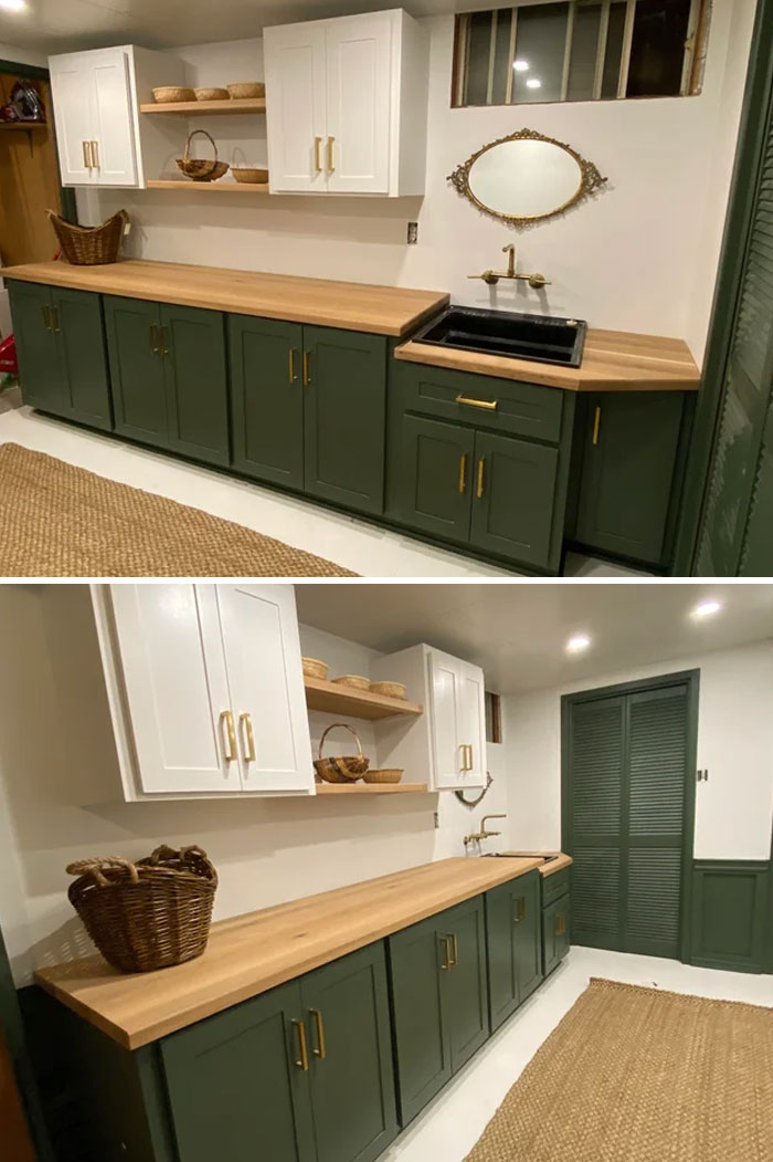 Mi mujer quería armarios nuevos para el cuarto de lavado. En lugar de ir a IKEA, gasté 6 meses y el doble de dinero construyendo estos